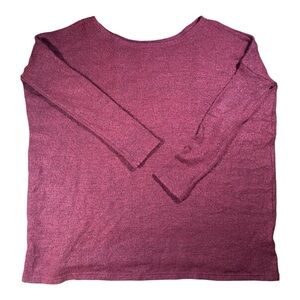 Piko 1988 Oversized Maroon L Slv, Cowl Neck, Sweater Med